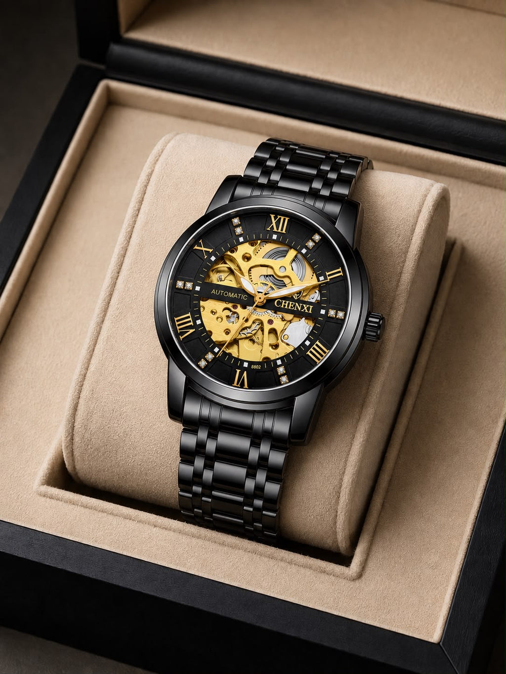 Reloj Chenxi 8802 Automatico Skeleton