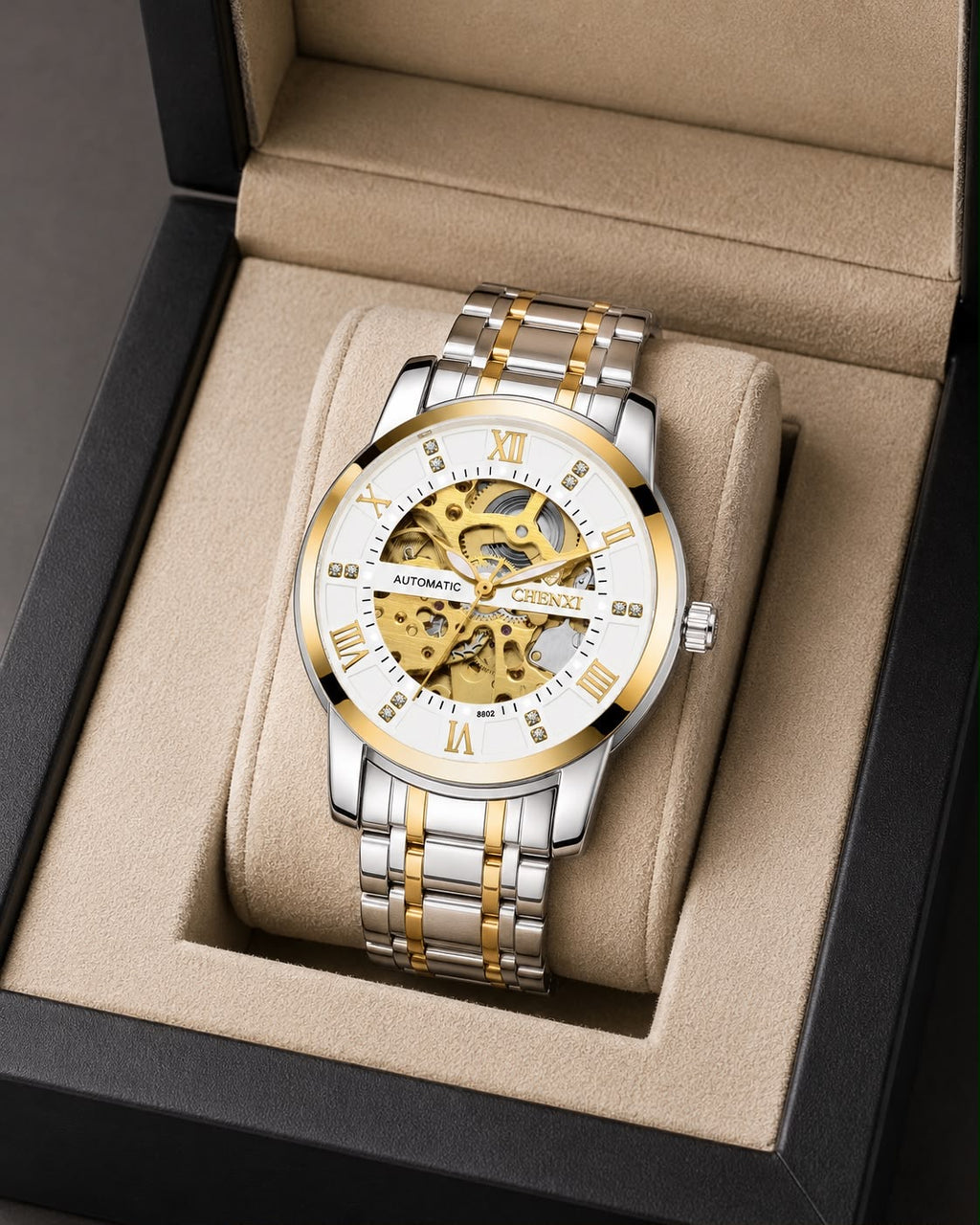 Reloj Chenxi 8802 Automatico Skeleton