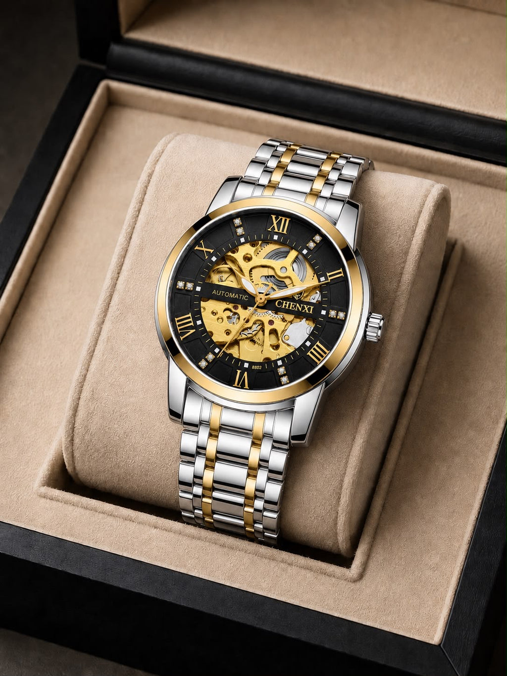 Reloj Chenxi 8802 Automatico Skeleton