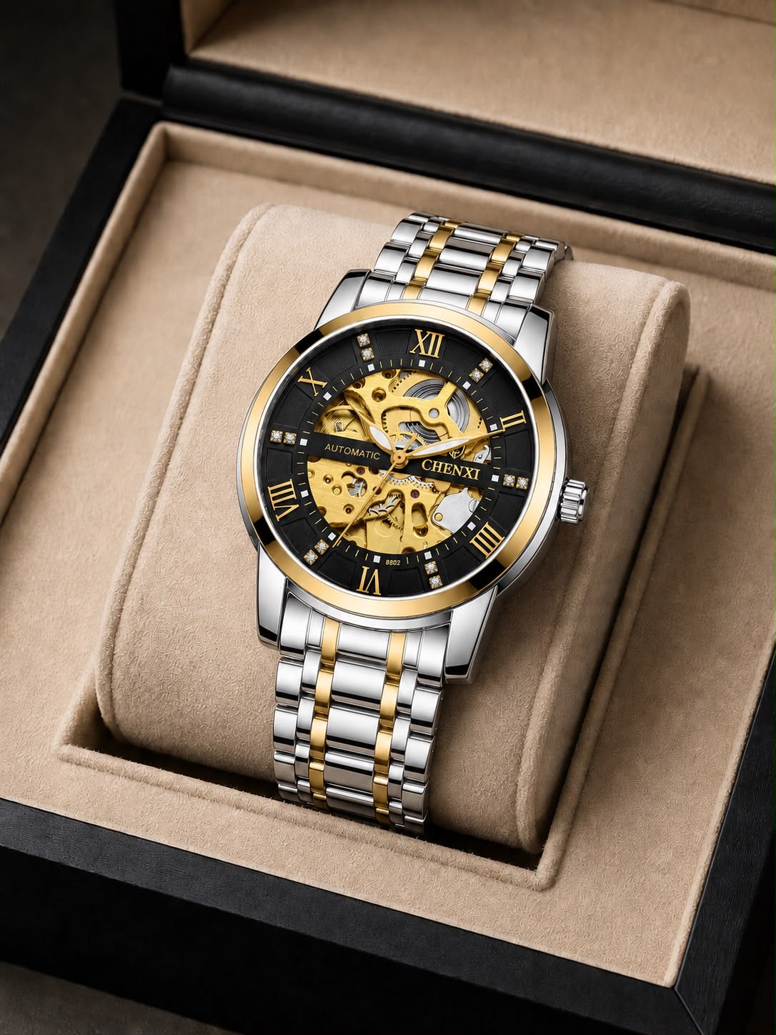 Reloj Chenxi 8802 Automatico Skeleton