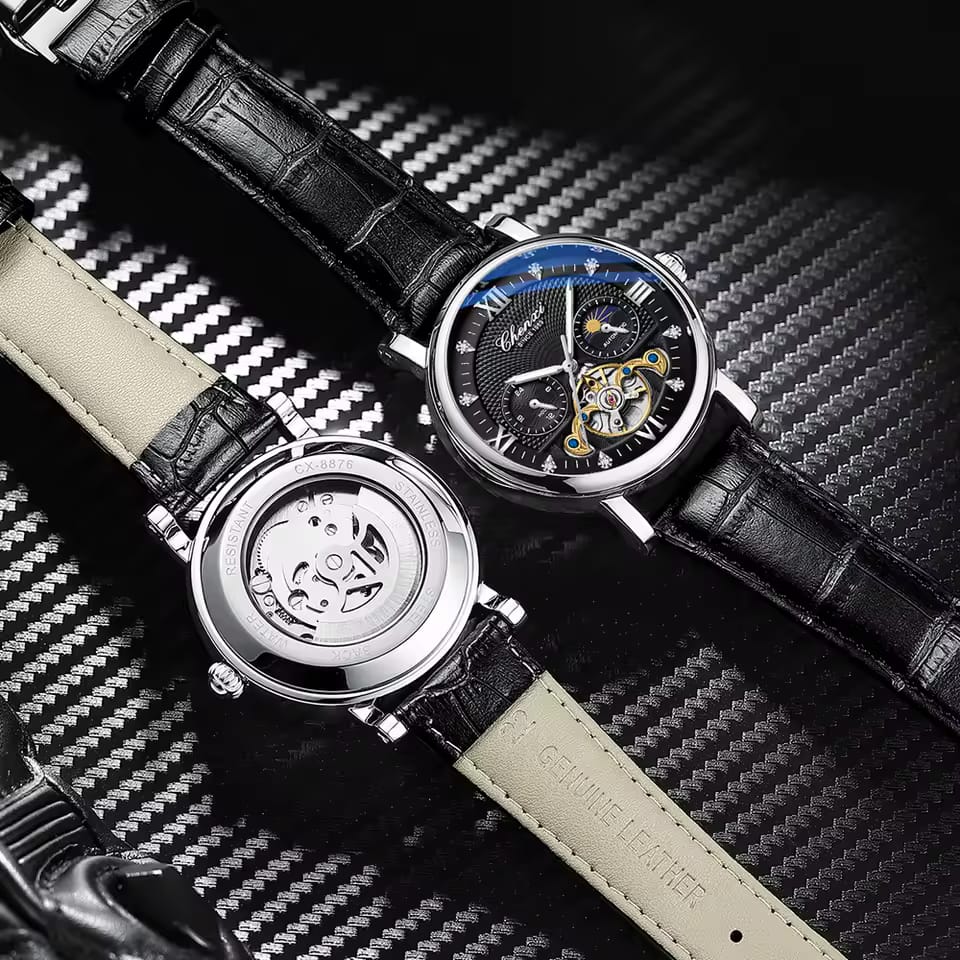 Reloj Chenxi 8876 Automatico Pulso Cuero