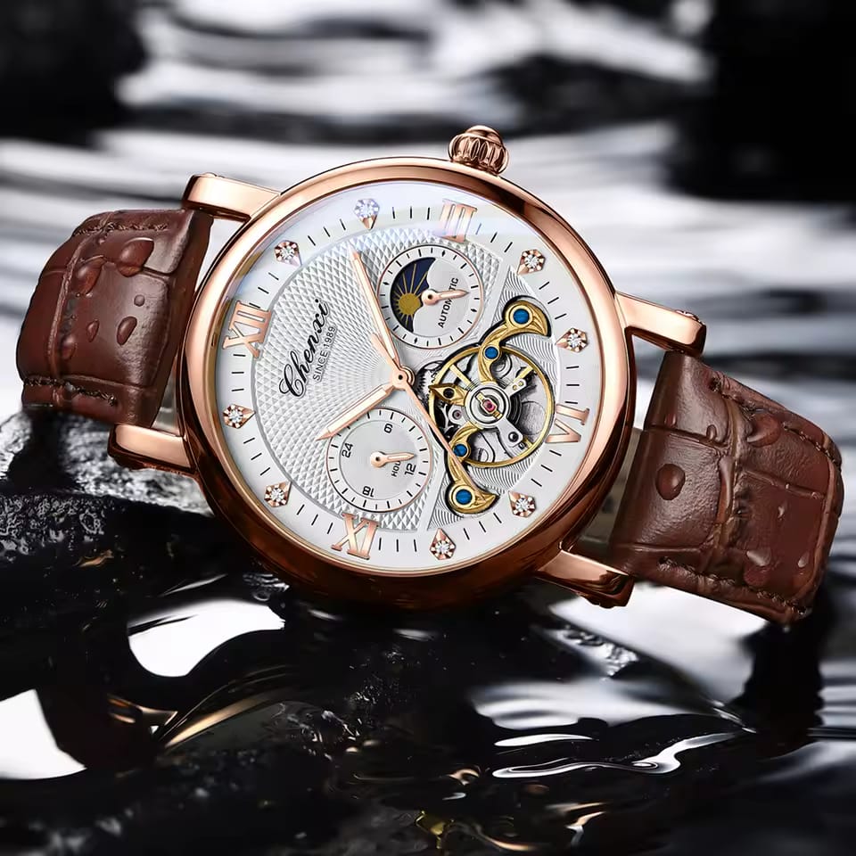 Reloj Chenxi 8876 Automatico Pulso Cuero